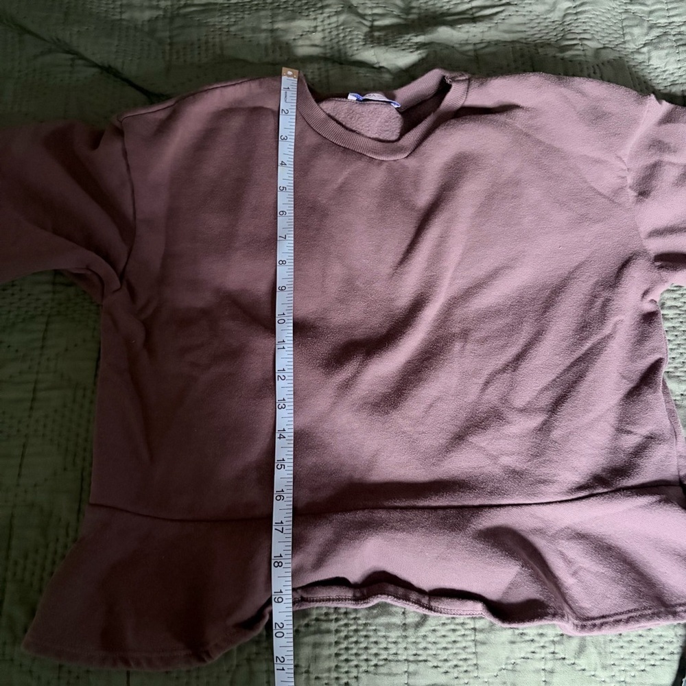Zara Women’s Peplum Medium Sweatshirt - Picture 7 of 7